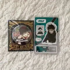 呪術廻戦 伏黒恵 バースデー 缶バッジ 名場面ジオラマフィギュア セット