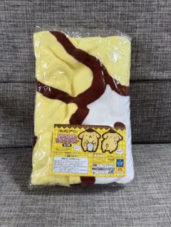 サンリオ　ポムポムプリン　ダイカットブランケット　プリンとマフィン　毛布