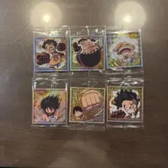 ワンピースウエハース ルフィ ステッカー 6枚セット