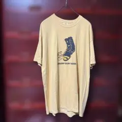 仲井戸チャボ麗市73歳ブーツTシャツXLサイズマスタード