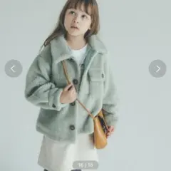 green label relaxing ボアCPOブルゾン ボアブルゾン