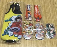 ジャンプビクトリーカーニバル　缶バッジ・ネックストラップ・ドリンクホルダー