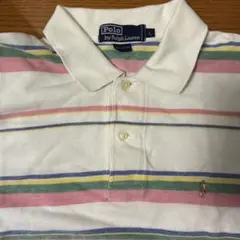 Polo by Ralph Lauren ストライプポロシャツ L