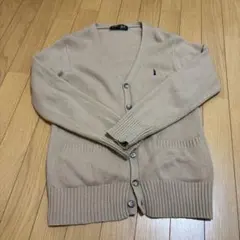 EAST BOYベージュ Vネック カーディガン サイズ9