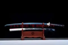 焼藍武士刀『魔淵の刃』  武具　刀装具　日本刀　模造刀 居合刀 焼藍武士刀『魔淵の刃』武具刀装具日本刀模造刀 居合刀