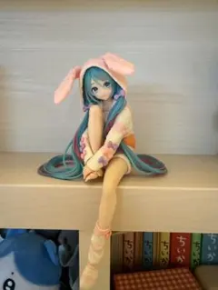 初音ミク　ぬーどるストッパーフィギュア　うさ耳パジャマ　5点セット 初音ミク ぬーどるストッパーフィギュア うさ耳パジャマ