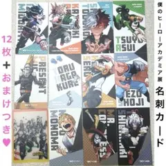 僕のヒーローアカデミア 名刺 カード コレクション まとめ 12枚 ヒロアカ展