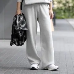 【relume】GOODIES CLUB エンブレム ニット パンツ グレー