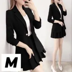 ミニスカート スーツ セットアップ レディース きれいめ 上品 フォーマル M