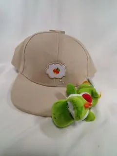 USJ マリオ　ヨッシー　キャップ　マグネットマスコット付き