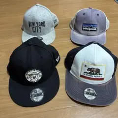 NEW ERAほかキャップ 4点セット