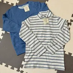 【新品】無印　130㎝　トレーナー　長袖ハイネックT