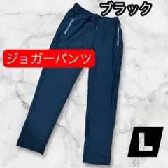 ❤️人気商品❤️ ジョガーパンツ メンズ L 黒 ストレッチ 速乾 軽量 スポーツ