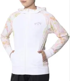 BILLABONG ビラボン フード付 ラッシュガード L 花柄 白 新品