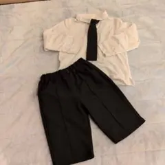 フォーマル服セット 120cm 白・黒