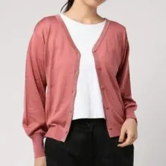 【新品】ブルーレーベルクレストブリッジ　カーディガン　ニット　ピンク　M　820