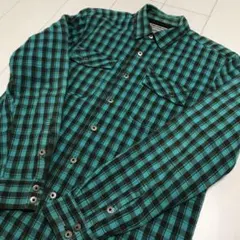 レギュラー古着！VOLCOM SCOUT キルティング 中綿入り チェックシャツ