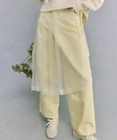 LOWRYS FARM 新品未開封　オーガンジーラップベルト スカート