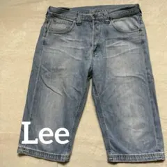 Lee ウォッシュドハーフデニム ボタンフライ PREMIUM QUALITY