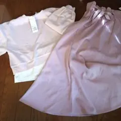 ピンク トレーナー とマーメイドロングスカート セット 150cm