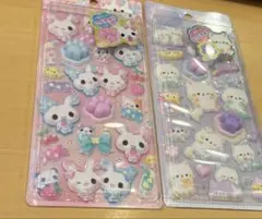 クーリア 肉球シール ２種セット ナイトミャウ キャンディツインズ