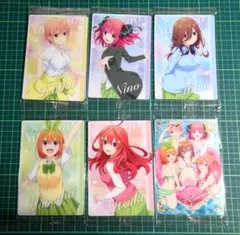 五等分の花嫁∽ ウエハースカード 6枚セット