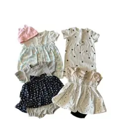 ロンパースまとめ売り70cm branshesアプレレクール h&m 女の子