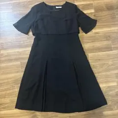 ELSALITA ブラックフォーマル ワンピース 15号 喪服 ゆったり 黒