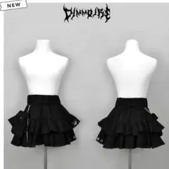 dimmoire PUNKフリルミニスカート【チェック】 送料無料 美品 dimmoire ディムモアール PUNKフリルミニスカート