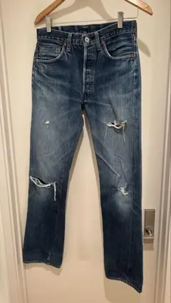 90s LEVI'S 501XX・W32 L実寸32程度バレンシア製 インディゴ
