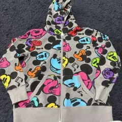 ミッキーマウス カラフルパーカー 150 ３月末までの限定出品