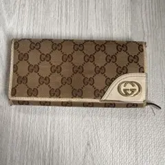 GUCCI キャンバス 長財布 ホワイトのサムネイル