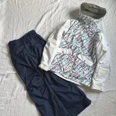 美品☆キスマーク スキー スノーボードウェア 上下 セットアップ レディース L