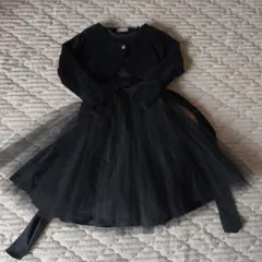 メゾピアノ ブラックドレス 130cm