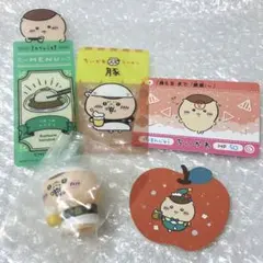 ちいかわ くりまんじゅう ソフビ ラーメン クリアカード ぽけっと りんごカード