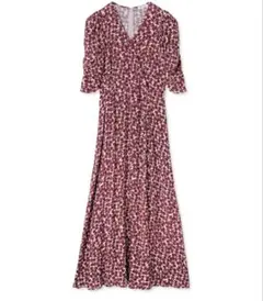 完売品【美品】FRAY I.Dカシュクールフラワープリントワンピース