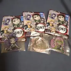 鬼滅の刃　ぴた！でふぉめ　アクリルキーホルダー　禰豆子　しのぶ　蜜璃　3点セット