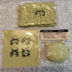 最終お値下　わちふぃーるど　　ダヤン　洗面用品セット　ターバン　パフ　クロスのサムネイル
