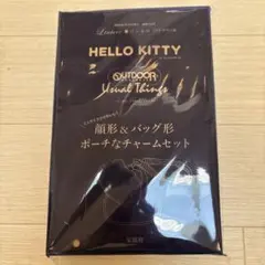 リンネル 3月号 付録 ハローキティ 顔型&バッグ形ポーチなチャームセット