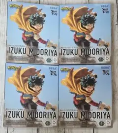 僕のヒーローアカデミア　緑谷出久　フィギュア　4体セット