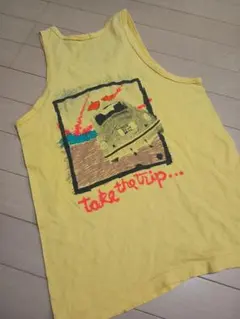 80s USA製Collegiate Pacificライフガード企業タンクトップ - メルカリ