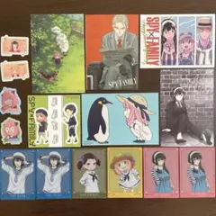 SPY×FAMILY 特典 イラストカード ステッカー セット