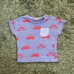 【Mou jon jon】ムージョンジョン　ベビーTシャツ　80cm　車柄