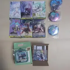 初音ミク まとめ売り トレーディングカード・缶バッジセット 12点