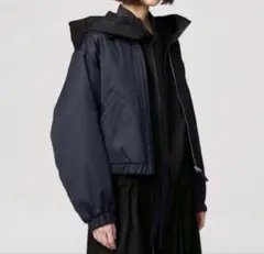 UniqloU ジップアップショートブルゾン XLサイズ