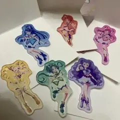 プリキュア5GoGo/アクリルステッカー/6種セット