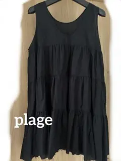 plage ティアードブラウス　ブラックのサムネイル