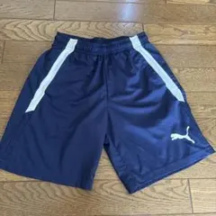 PUMA 150 ネイビー ハーフパンツ 速乾　ドライ　ポケットあり
