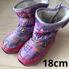 スノーブーツ　子供靴　18cm プリンセス　ディズニー