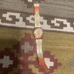 Swatch スウォッチ 腕時計 赤系　オリエンタル　動作未確認のサムネイル